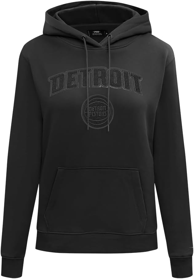 Pro Standard Womens NBA Classic Triple Black Pull Over Hoodie