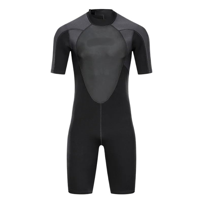 Combinaison de plongée 3 mm à manches courtes pour homme idéale pour surf et snorkeling