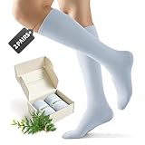 Wakefeet Compression Socks for Women 2 Pairs,...
