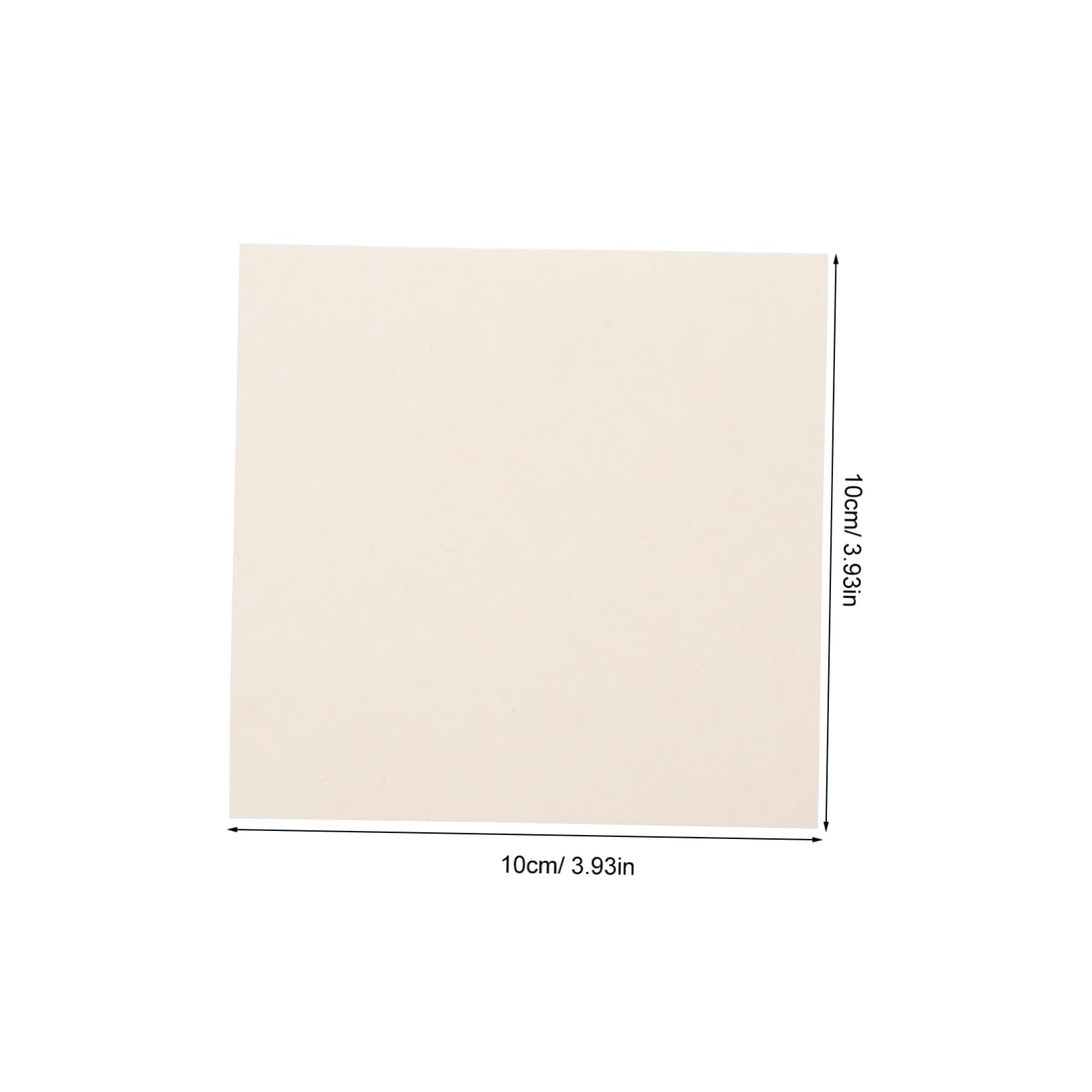 Unomor Square Qualitative Filter Paper 100 Sheets 10x10cm Lab Filter Paper for Experiments Filtration