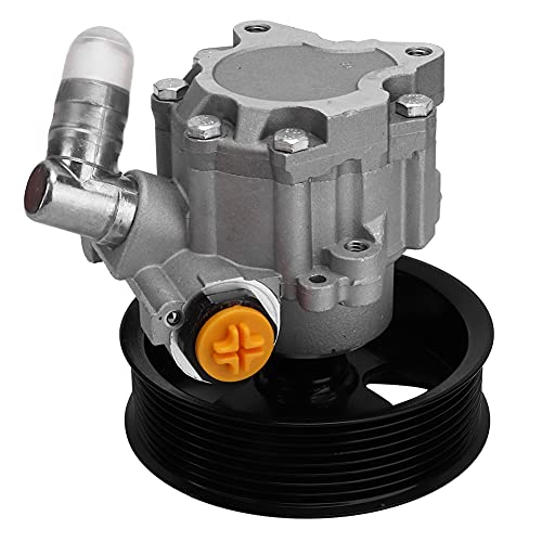 XTevu Gruppo pompa del servosterzo in lega di alluminio 0044668301 Pompa del servosterzo idraulico con sostituzione della puleggia adatta per MercedesBenz