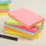 480 Sheets 3 in x 5 in Large Sticky Notes, 76 x 127 mm 6 Pads Assorted Self-Stick Pads for Notebook,Office,School and Home,80 Sheets/Pad (6 Pads Brillant) - Image 4