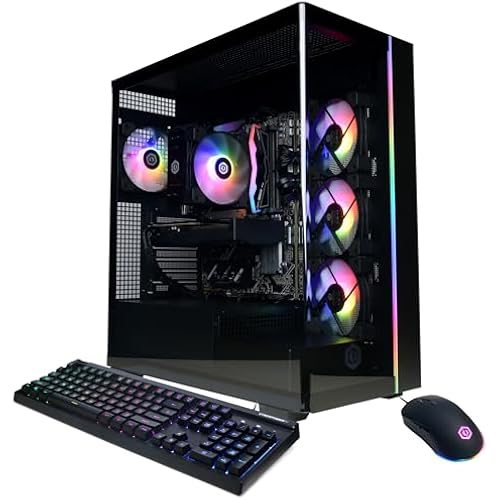 CyberPowerPC Gamer Master Gaming PC, AMD Ryzen 7 8700F 4.1GHz, GeForce RTX 5060 Ti 8GB, 16GB DDR5, 1TB PCIe 4.0 SSD, WiFi Ready & Windows 11 Home (GMA2900A2)