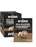M'Lord Escargot Seasoning Mix | Traditional French Snail Seasoning | Garlic, Chives, Parsley & Sea Salt | 24 Sachets | 240g