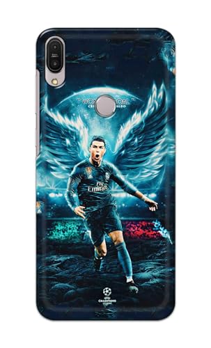 Image of Printed Hard Back Cover for Asus Zenfone Max Pro (M1) | Zenfone Max Pro M1 (5.99 inch) Back Cover (Famous Football Player -K2) -190724(DP)
