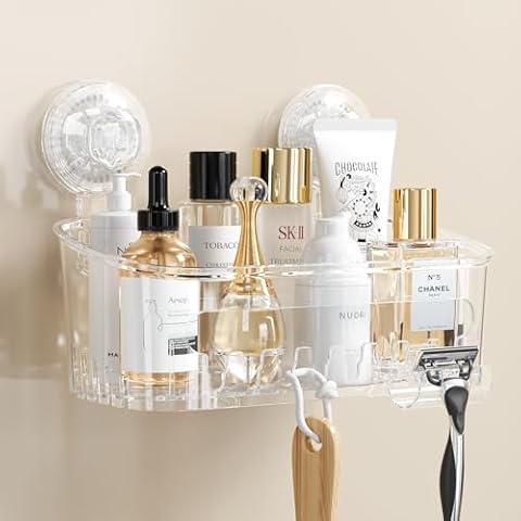 Luxear No-Drill Suction Shower Caddy Cover