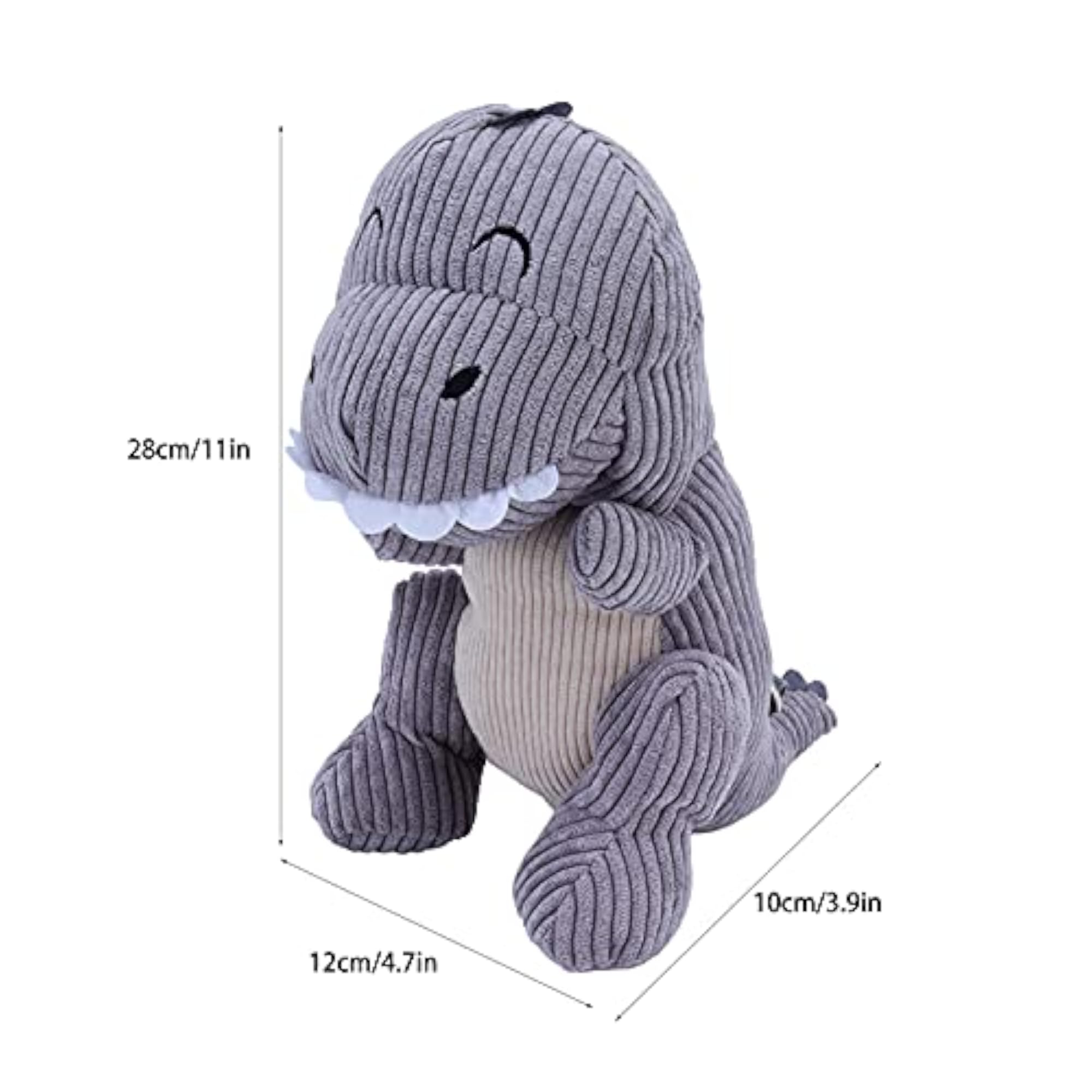Fashionable Cute Dinosaur Pattern Cartoon Plush Bag