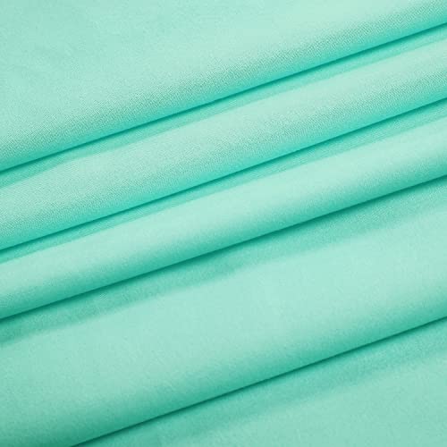 Image of 4 Piece Bed Sheet Set Twin XL - 1 Flat Sheet,1 Fitted Sheet and 2 Pillow Cases - Brushed Microfiber 1800 Luxury Bedding Deep Pocket up to 16 inch Extra Soft & Fade Resistant (Mint Color)