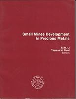 Small Mines Development in Precious Metals 0873350693 Book Cover