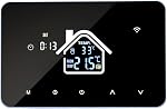 Smart WiFi Thermostat Temperature Controller for Electric Heating LCD Display Touch Screen Week Programmable App Voice Control Electri Underfloor Heating Thermostats Work with Google Assisstant Alexa