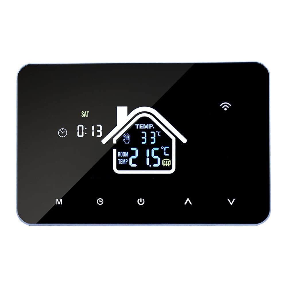 Régulateur de température programmable LCD pour chauffage au sol à eau