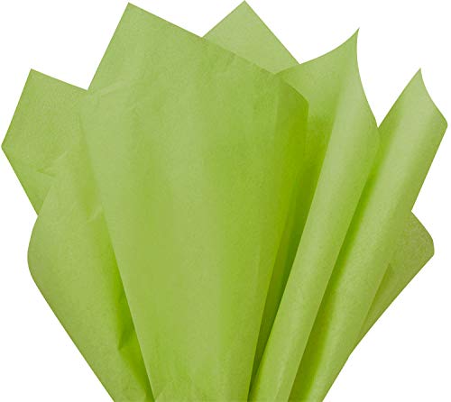 Flexicore Packaging Aloe Green Gift Wrap Tissue Paper Size: 15 Inch X 20 Inch | Count: 100 Sheets | Color: Aloe Green