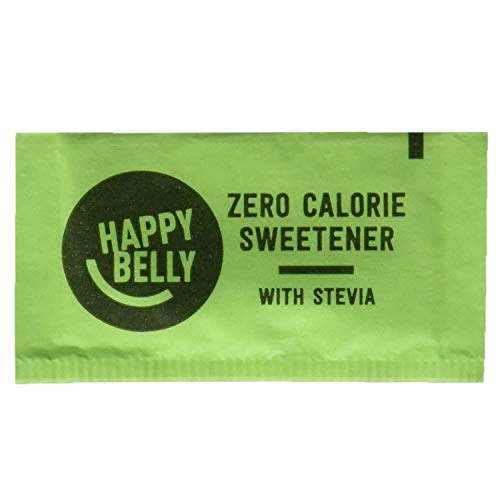 Amazon Brand - Happy Belly Zero Calorie Stevia Sweetener, 140 Count (Previously Sugarly Sweet) #TOP2