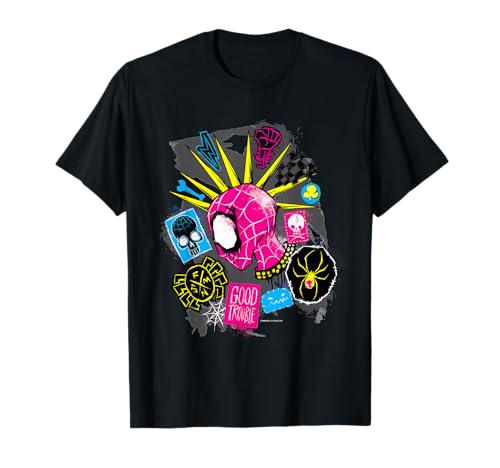 Image of Marvel Spider-Man: Across the Spider-Verse Spider-Punk Head T-Shirt