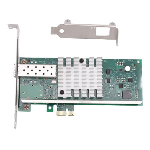 ciciglow 10G PCIE Network Card, PCIE X1 10GB SFP Fiber Ethernet Adapter con chip 82599EN para VMware Server Centos Freebsd