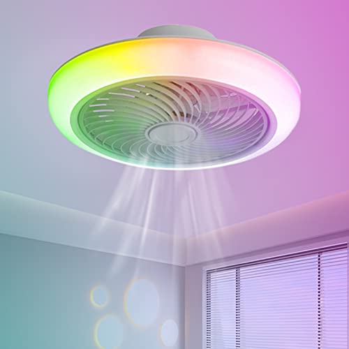 Ventilador de techo con luz LED con mando para combatir el calor 2