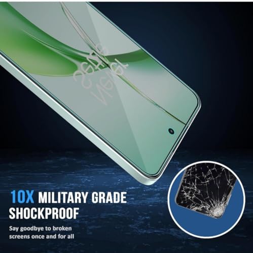 Image of OpenTech Military-Grade Gorilla Tempered Glass for OnePlus Nord 6 with Fingerprint Unlock, Edge to Edge Coverage - Case Friendly, Anti-scratch and Bubble free installation kit