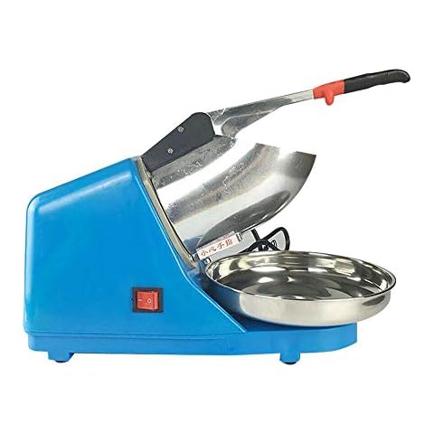 65 kg/h Elektrisch Eis-Crusher Eiswürfelmaschine Edelstahl Ice Shaver Ice Crusher Cover