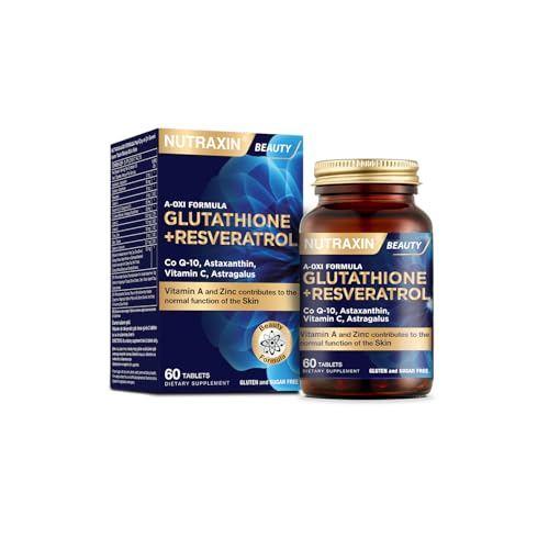 A-Oxi Formula, glutatyon ve astaksantin içeren 60 tablet