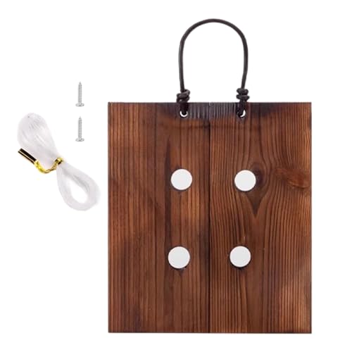 Soporte para helechos de platano,Soporte vertical colgante para plantas de helechos con cuernos | Jardinera de madera para plantas aéreas en interiores y exteriores para apartamento, cocina, pasillo