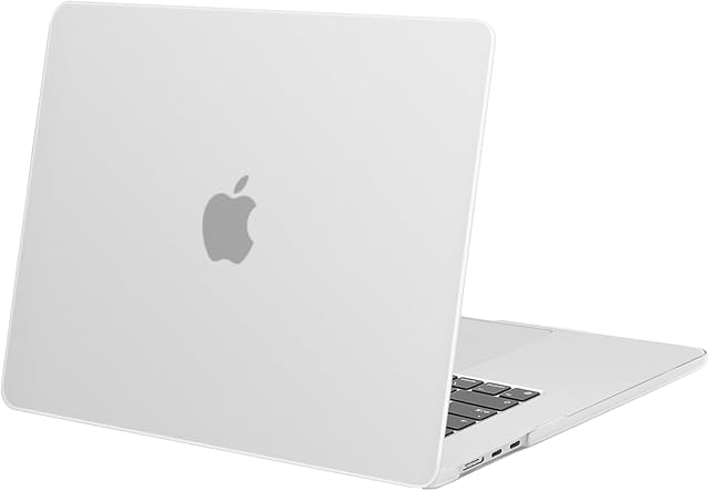 MOSISO Etui kompatybilne z MacBook Air 38.1 cm M3 2024 2023 Release A2941 M2 Chip z płynnym wyświetlaczem Retina i dotykowym identyfikatorem, ochronna plastikowa twarda obudowa, półprzezroczysta