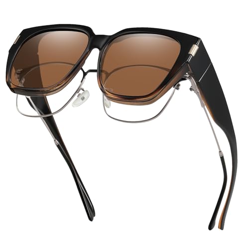 Image of HAOLOTA Polarized Sunglasses for Men Women Designer Driving Glasses Lightweight UV400 Protection