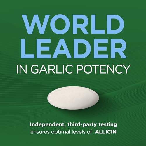 image for Garlique Garlic Extract Supplement, Healthy Blood Pressure Formula, Od