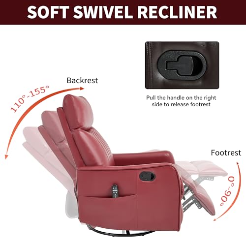 Sillón Plegable Velour Rojo miniatura 7