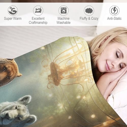 Couverture polaire flannel haut de gamme 180x200cm pour lit - 4