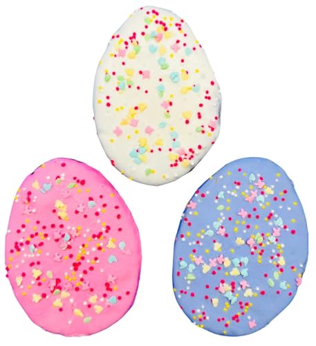 Decorated Easter Egg Dog Treats- 3 Pack