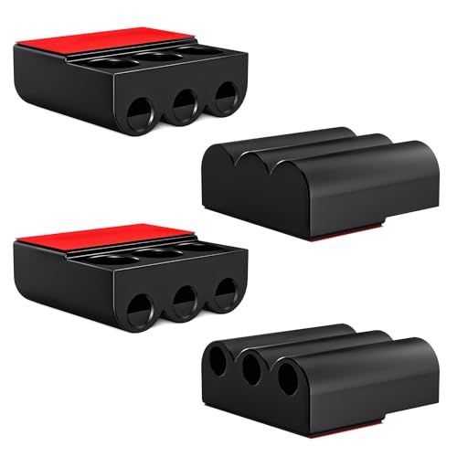 Thvoyiy 4 PCS Newly Upgraded Deer Whistles for Vehicles, Deer Whistles for Car, Motorcycle, Premium Waterproof Deer Whistle, Avoids Collisions for Outdoor Driving, Three-Horn Design