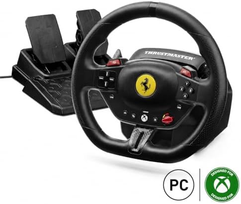 Amazon.com: Thrustmaster T98 Racing Wheel and Pedal Set for Xbox Series ...