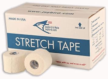 Jaybird & Mais LST Latex Free Light Weight Stretch Tape 24 Rolls, White