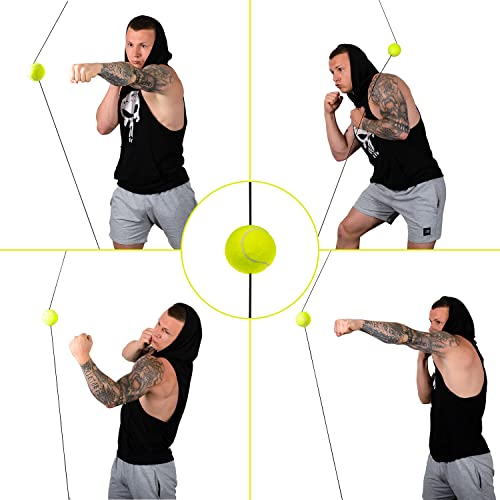 Fight Ball Reflex With Two Adjustable Balls | Quick Puncher Boxing Speed Reflex Ball For Hand Eye Coordination #TOP6