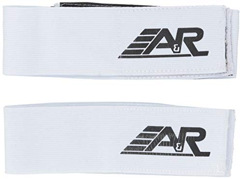 A&R Sports Shin Straps, Junior, White