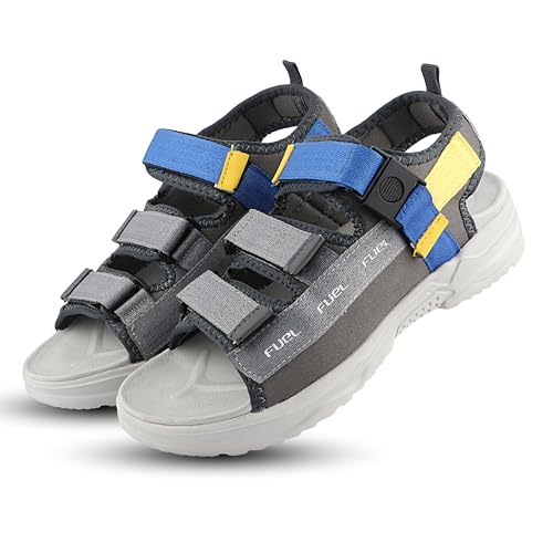 Image of FUEL Combat-05 Comfortable Versatile Sporty Casual Sandals for Men (Beige)