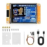 Heemol NerdMiner V2 Bitcoin Miner 1060KH/s, mit 2,8 Zoll ESP32 TFT Display,ESP32-DROOM Chip Bitcoin Miner BTC Miner Crypto Lottery Solo Lotterie Miner zur Berechnung der Hash-Rate