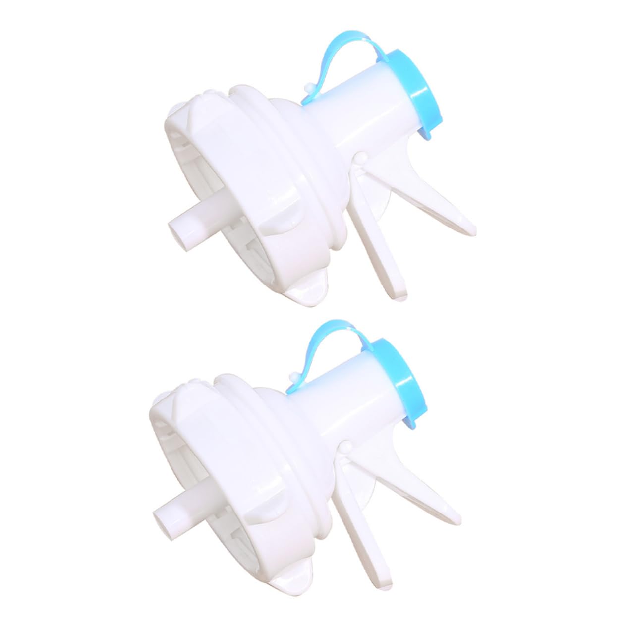 HOMSFOU 2pcs Bottled Water Spout Water Jug Dispenser Valves Reusable Tap Spout Taps Spigot Reusable Water Jug Water Jug Cap Bottle Spout Reusable Water Dispenser Faucet Plastic White
