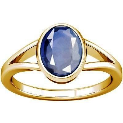 Divya Shakti 9.25-9.50 Carat Blue Sapphire Stone Ring (Nilam/Neelam Stone Panchadhatu Ring) 100% Original AAA Quality Gemstone (10.5)