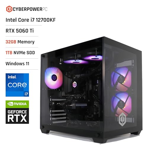 Luxe Gaming PC - Intel Core i7-12700KF, Nvidia RTX 5060 Ti 8GB, 32GB RAM, 1TB NVMe SSD, 650W 80+ PSU, Wi-Fi, Liquid Cooling, Windows 11, Ark RGB - PC Desktop - Immagine 1