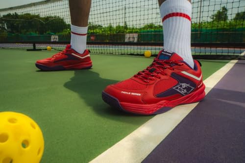Image of Bacca Bucci Pickle Series Court Sneakers with Ortholite Eco Insoles Serve Style & Smash Comfort-India's First Co-Branded Pickleball Sneakers