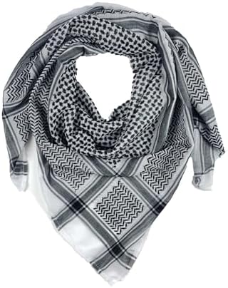 Craoopii Adulto Unissex Cachecol Palestina, Keffiyeh, Lenço Alto