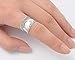 Sterling Silver Women's Bali Ring Wide 925 Band Rope Swirl Design Sizes 5-12