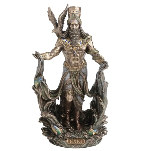 Estatua Enki Dios Sumerio de Agua y Conocimiento 24 cm