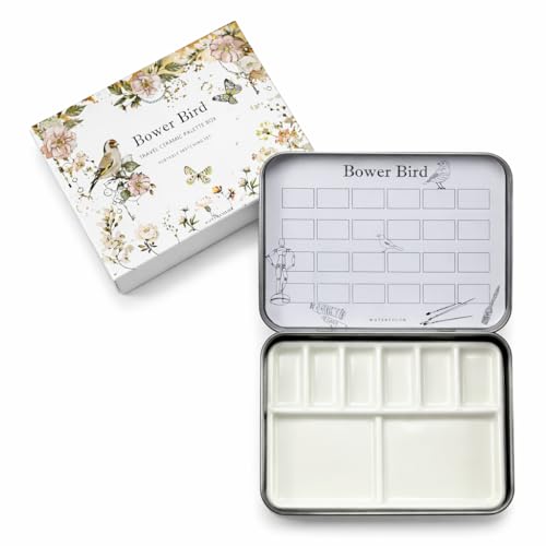 10 Best Portable Watercolor Palettes for On-the-Go Creativity 6 Bower Bird Portable Watercolor Palette (6 Well)