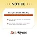 Xtorkynis Front and Rear Ceramic Brake Pads for Jeep Cherokee With Dual Piston Front Caliper 2014-2022