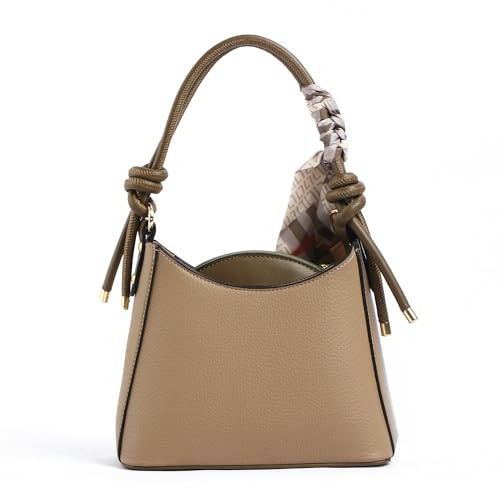Image of EXOTIC Elara Knot Hobo Shoulder Bag for Women | Textured PU Leather | Detachable Sling Strap | Stylish Everyday Purse