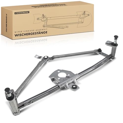 Frankberg 1x Windshield Wiper Linkage without Motor Front Compatible with A3 8L1 1996-2000 O.c.t.a.v.i.a I 1U2 1996-2000 B.o.r.a 1J2 1998-2001 Golf IV 1J1 1997-2001 Replace# 1U1955603C