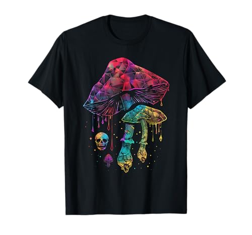 Colorful minimalic dripping Skull Camiseta