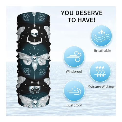 Unisex Face Cover Seamless Rave face scarf mask Dustproof Magic Scarf4